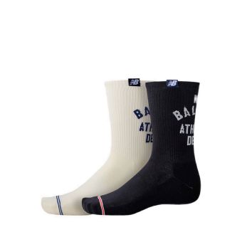New Balance Lifestyle Midcalf 2 Pack Unisex Socks - Beige