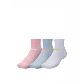 New Balance Performance Flat Knit Ankle 3 Pack Unisex's Socks - Multi