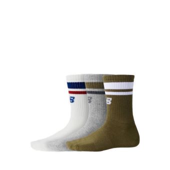 New Balance NB Essentials Line Midcalf 3 Pairs Unisex Socks - Multi