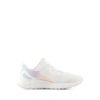 New Balance Arishi Hook and Loop Girl's Running Shoes - White/Purple