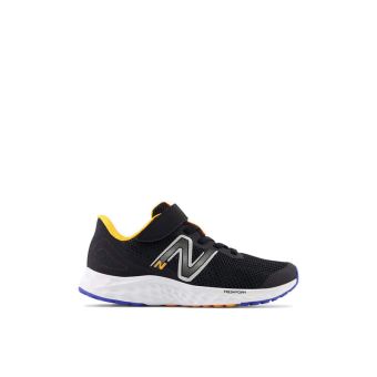 New Balance Fresh Foam Arishi v4 Bungee Lace with Top Strap Boys Running Shoes - Black
