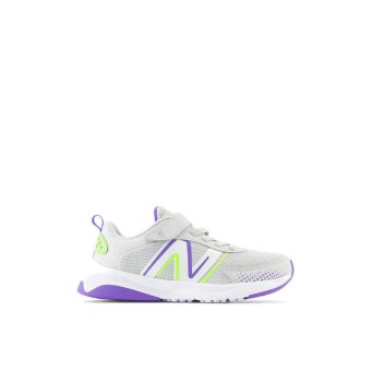 New Balance Dynasoft 545 Bungee Lace with Top Strap Girls Running Shoes - Grey