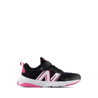 New Balance 545 Hook and Loop  Girl's Running Shoes - Black/Pink
