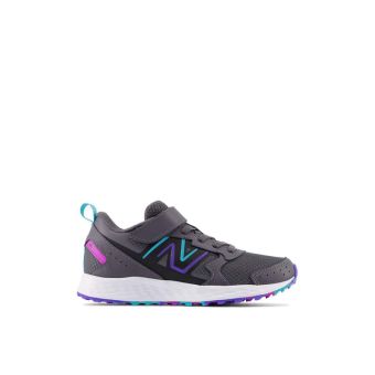 New Balance Fresh Foam 650 Bungee Lace with Top Strap Girls Running Shoes - Grey