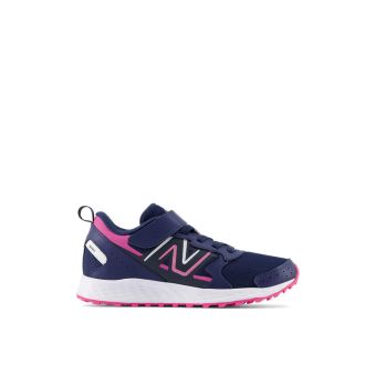 New Balance Fresh Foam 650 Bungee Lace with Top Strap Girls Running Shoes - Navy