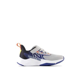 New Balance Rave Run v2 Bungee Lace with Top Strap Boys Running Shoes - Grey