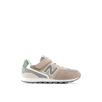 New Balance 996 Bungee Lace with Top Strap Boys Sneakers Shoes - Brown