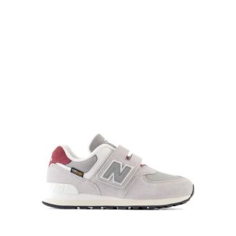 New Balance 574 Hook & Loop Boys Sneakers Shoes - Grey