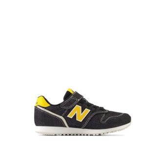 New Balance 373 Bungee Lace with Top Strap Boys Sneakers Shoes - Black