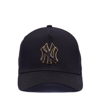 New Era 940kf Gold Outline Neyyan  Men Caps - Black