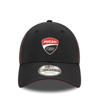 940 Crinkle Aop Ducati Men's Caps - Black