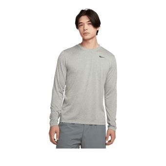 Nike Dri-FIT Legend Men's Long-Sleeve Fitness Top - Grey
