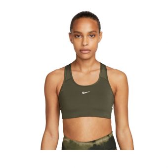Nike Swoosh Women's Sports Bra - Olive