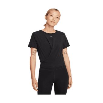 Dri-FIT One Luxe Women's Twist Standard Fit Short-Sleeve Top - Black