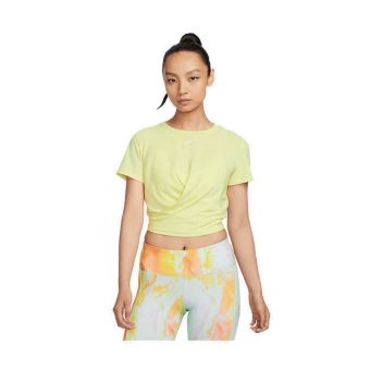 Dri-FIT One Luxe Women's Twist Standard Fit Short-Sleeve Top - Green