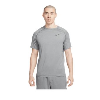 Nike Dri-FIT Ready Men's Short-Sleeve Fitness Top - Grey