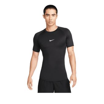 Nike Pro Men's Dri-FIT Tight Short-Sleeve Fitness Top - Black