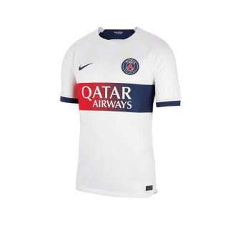 PSG 2023/24 Stadium Away Men's  Dri-FIT Soccer Jersey - White