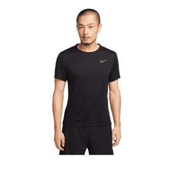 Nike Dri-FIT UV Miler Men's Short-Sleeve Running Top - Black