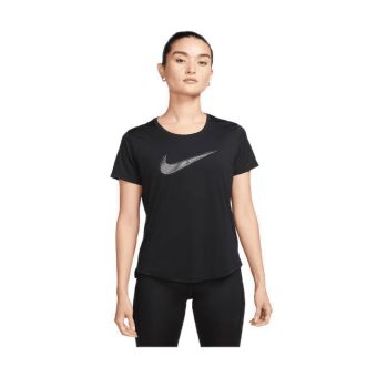 Nike Dri-FIT Swoosh Women's Short-Sleeve Running Top - Black