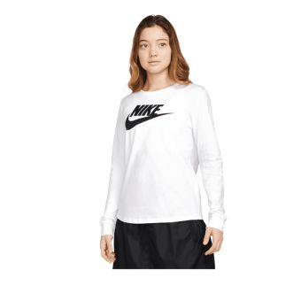 Nike Sportswear Essentials Women's Long-Sleeve Logo T-Shirt - White