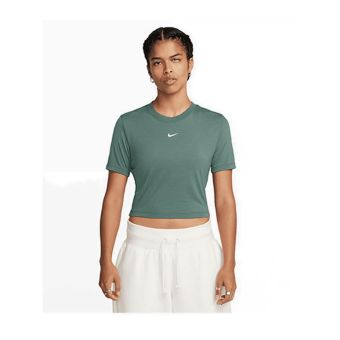 Sportswear Essential Women's Slim-Fit Crop T-Shirt - Green