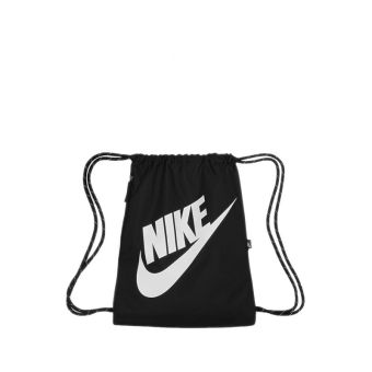 Nike Heritage Unisex Drawstring Bag - BLACK