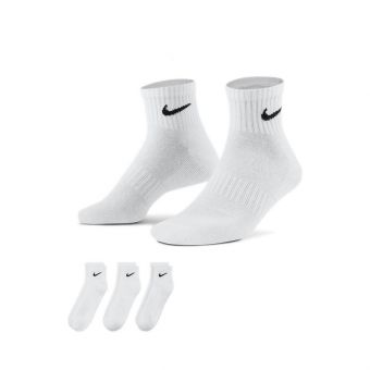 Nike Everyday Cushioned Training Ankle Unisex Socks (3 Pairs) -  White