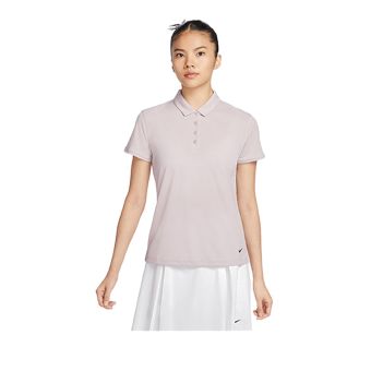 As Df Vctry Ss Solid Polo Women's - Platinum Violet/Black