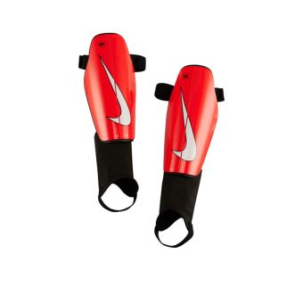 Charge Unisex Soccer Shin Guards - Red