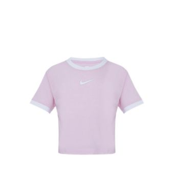 Nike Young Athlete SWOOSH RINGER Girl's T-Shirt -Pink