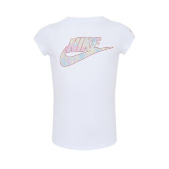 Nike Young Athlete Swoosh Girl's T-Shirt - WHITE