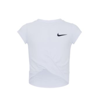 Nike Young Athlete All Day Play Girl's T-Shirt - WHITE