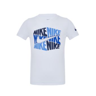 Nike Young Athlete Hexagon Boy's T-Shirt - WHITE