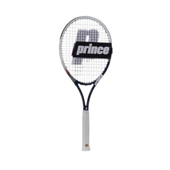 Scream 100 Strung Tennis Racket - White/Black