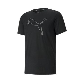 Puma Performance Cat Tee  Men's T-shirt -  Black