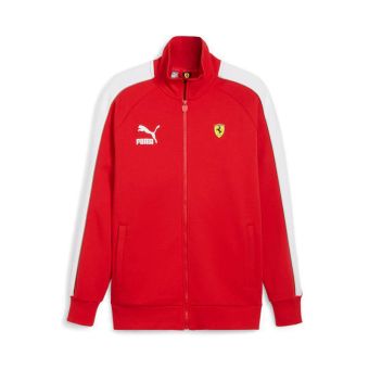 Men's Ferrari Race Iconic T7 Jacket - Red
