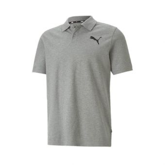 Puma Essentials Pique Polo Men's Polo Shirts -  Grey