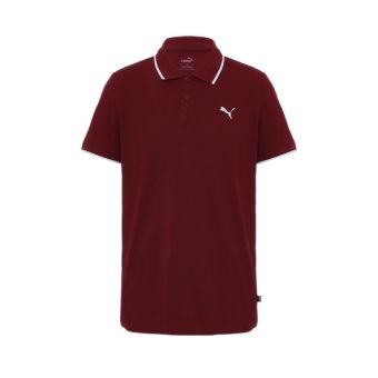 Collar Tipping Mens Polo - Team Regal Red