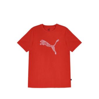 Puma Men's Cat Basic Tee For All Time - Red