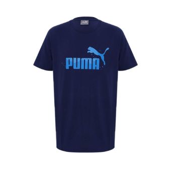 Puma Short Sleeves Mens Tee - Navy