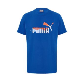 Puma Short Sleeves Mens Tee - Blue
