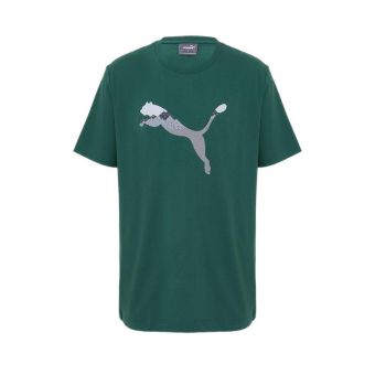 Puma Short Sleeves Mens Tee - Green