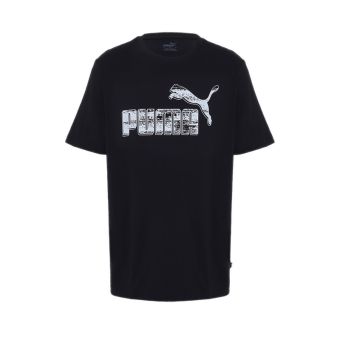 Puma Graphics No. 1 Logo Tee Men's T-Shirt - Black