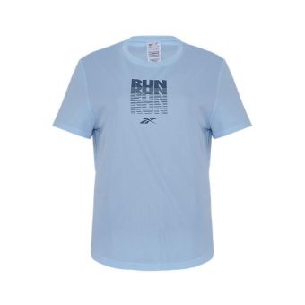 Reebok Running SW Graphic Women's Tee - Feel Good Blue F23-R