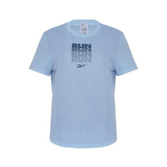 Reebok Running SW Graphic Women's Tee - Feel Good Blue F23-R