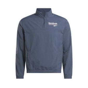 Reebok Identity Brand Proud Quarter-Zip Top Men's Shirt - East Coast Blue