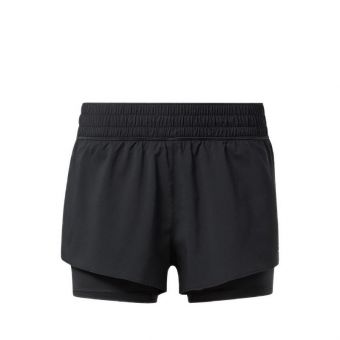 Reebok Wor Run 2 In 1 Short Women's Short - Black