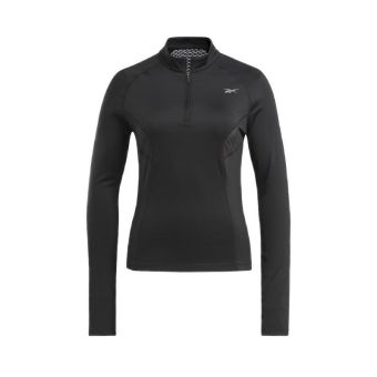 Running Quarter-Zip Women's Jacket - Night Black