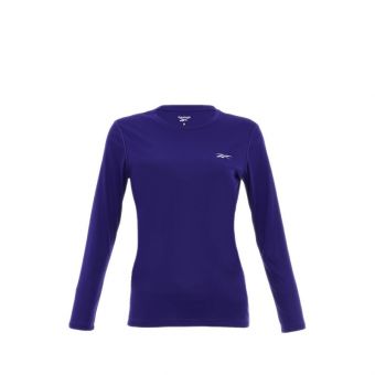 Reebok Women Running Long slv T shirt Women's T-shirt - Purple